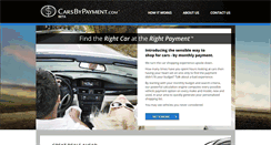 Desktop Screenshot of carsbypayment.com